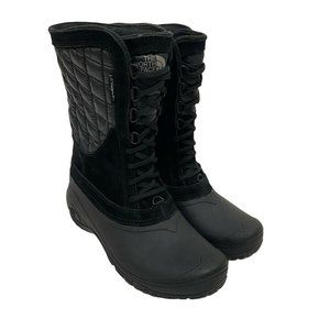 The North Face Womens 7.5 Thermoball Utility Tall Winter Snow Boots Lace up